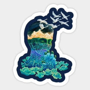 Meditation Sticker